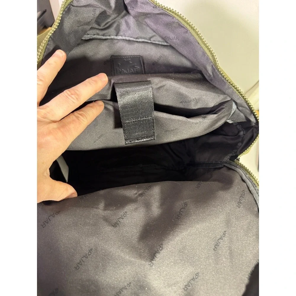 Pajar Canada Olive Green Backpack Logo Utility Gorpcore Streetwear Techwear O/S